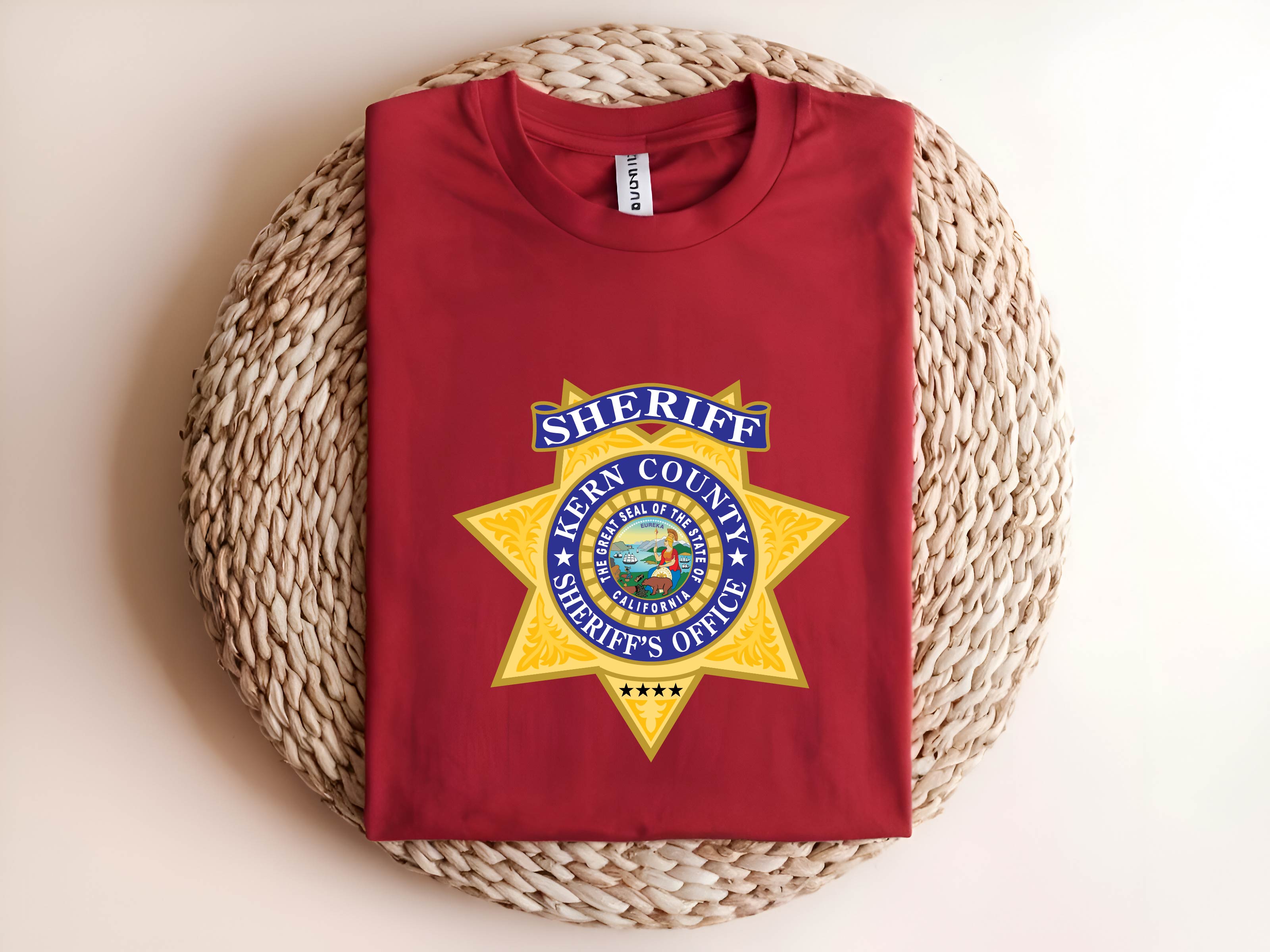 Kern County Sheriff Badge SVG, California Sheriff Badge Color Vector, Kern County Police Badge SVG, Law Enforcement Emblem, Sheriff Seal Color File, CA Sheriff Logo SVG