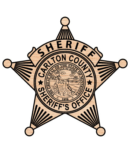Carlton County Sheriff’s Office Badge SVG, Carlton County MN Sheriff Emblem Vector, Carlton Sheriff Badge SVG, Minnesota Sheriff’s Office Badge, Carlton County Sheriff Logo