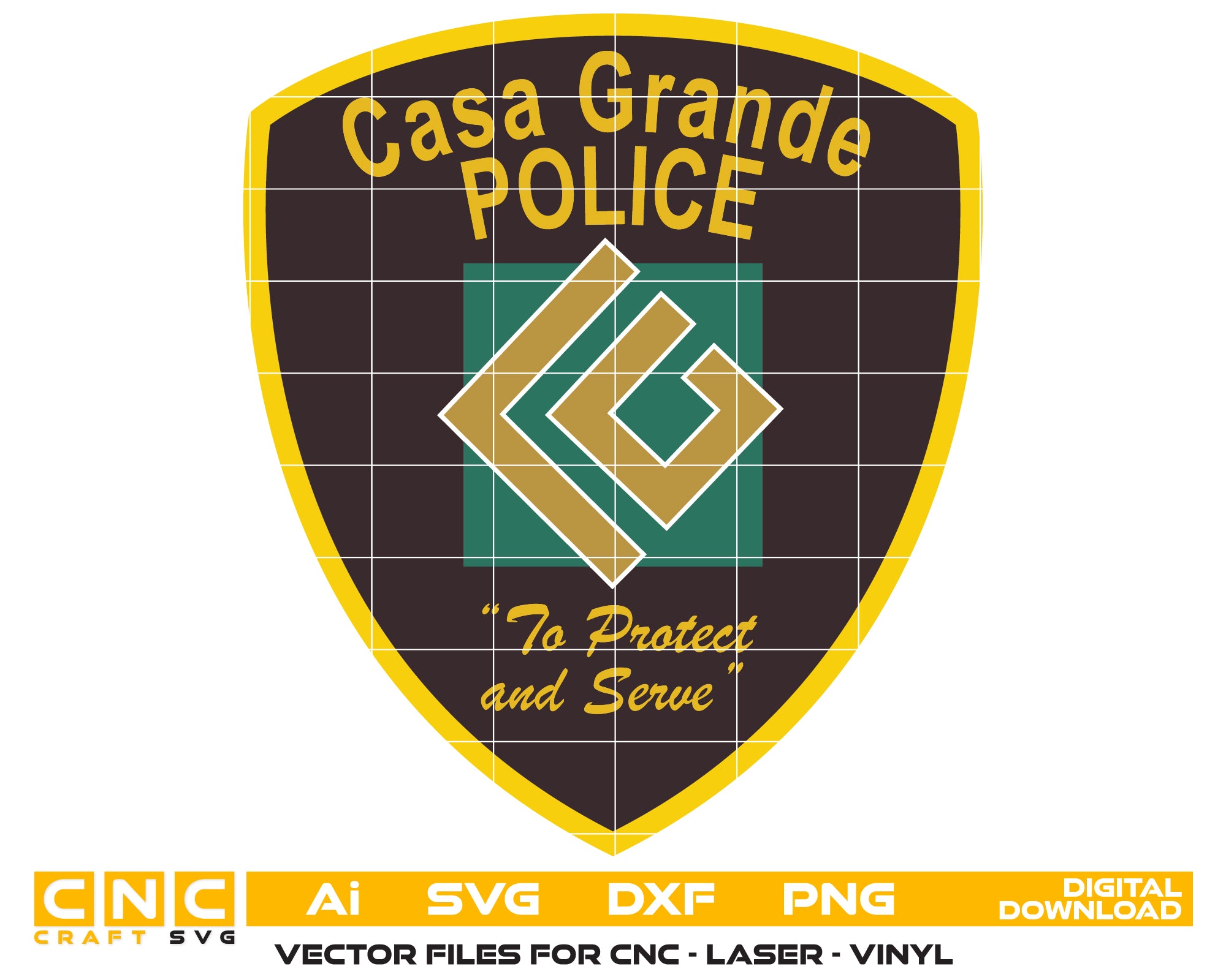 Casa Grande Police Patch Color SVG for Sublimation

Arizona Law Enforcement Color Shield Vector Design

Casa Grande PD Emblem for Digital Printing