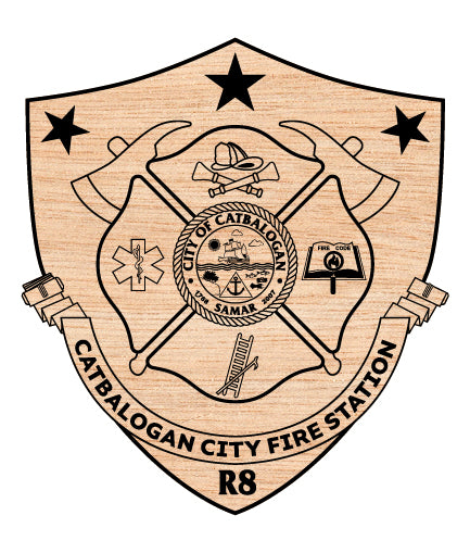 Catbalogan City Fire Station Patch SVG, Catbalogan Firefighter Patch Vector, Catbalogan City Fire Dept SVG Emblem, Firefighter Patch Logo Vector SVG, #support