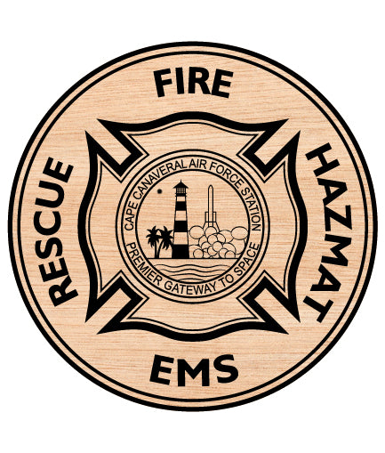 CCAFS Fire Rescue Hazmat Paramedic Logo