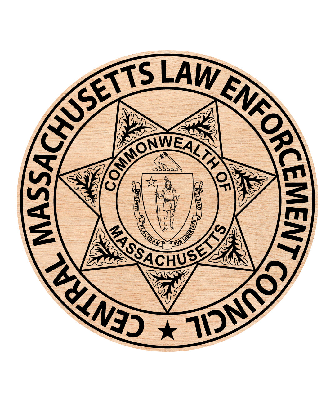 Central Massachusetts Law Enforcement Council Sheriff’s Office Badge SVG, Massachusetts Sheriff Badge Vector, Law Enforcement Council Badge, Sheriff’s Office Badge SVG, Police Badge Vector