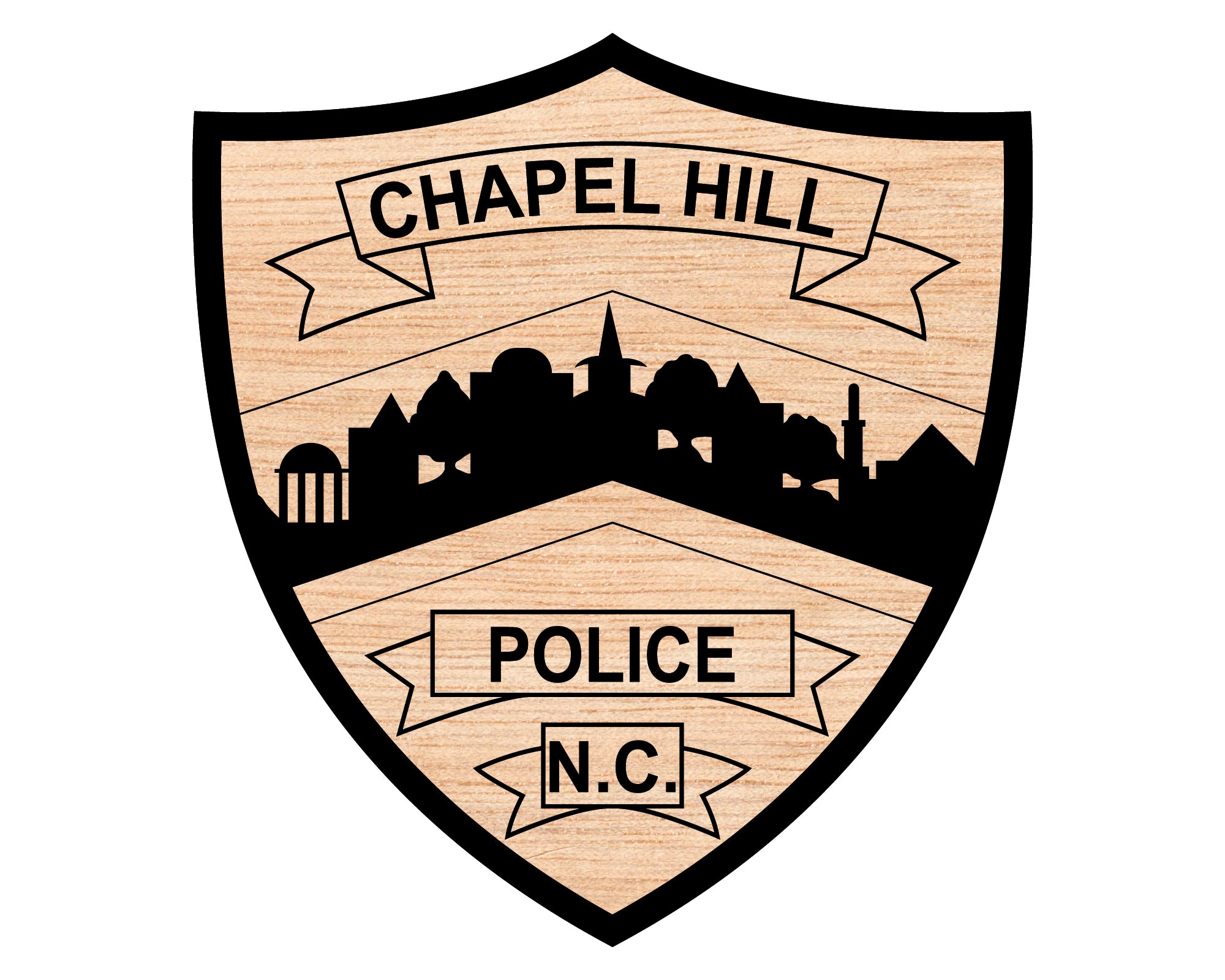 Chapel Hill Police Patch SVG, North Carolina Police Vector, Chapel Hill Police Logo, Law Enforcement Patch SVG, Police Badge Vector, NC Police Design