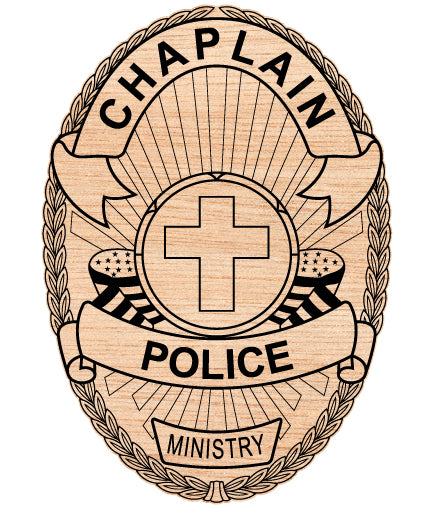 Chaplain Ministry Police Course Badge New York SVG, Chaplain Integration Badge Vector, New York Chaplain Ministry Emblem SVG, Police Training Badge NY, Chaplain Law Enforcement Course Badge