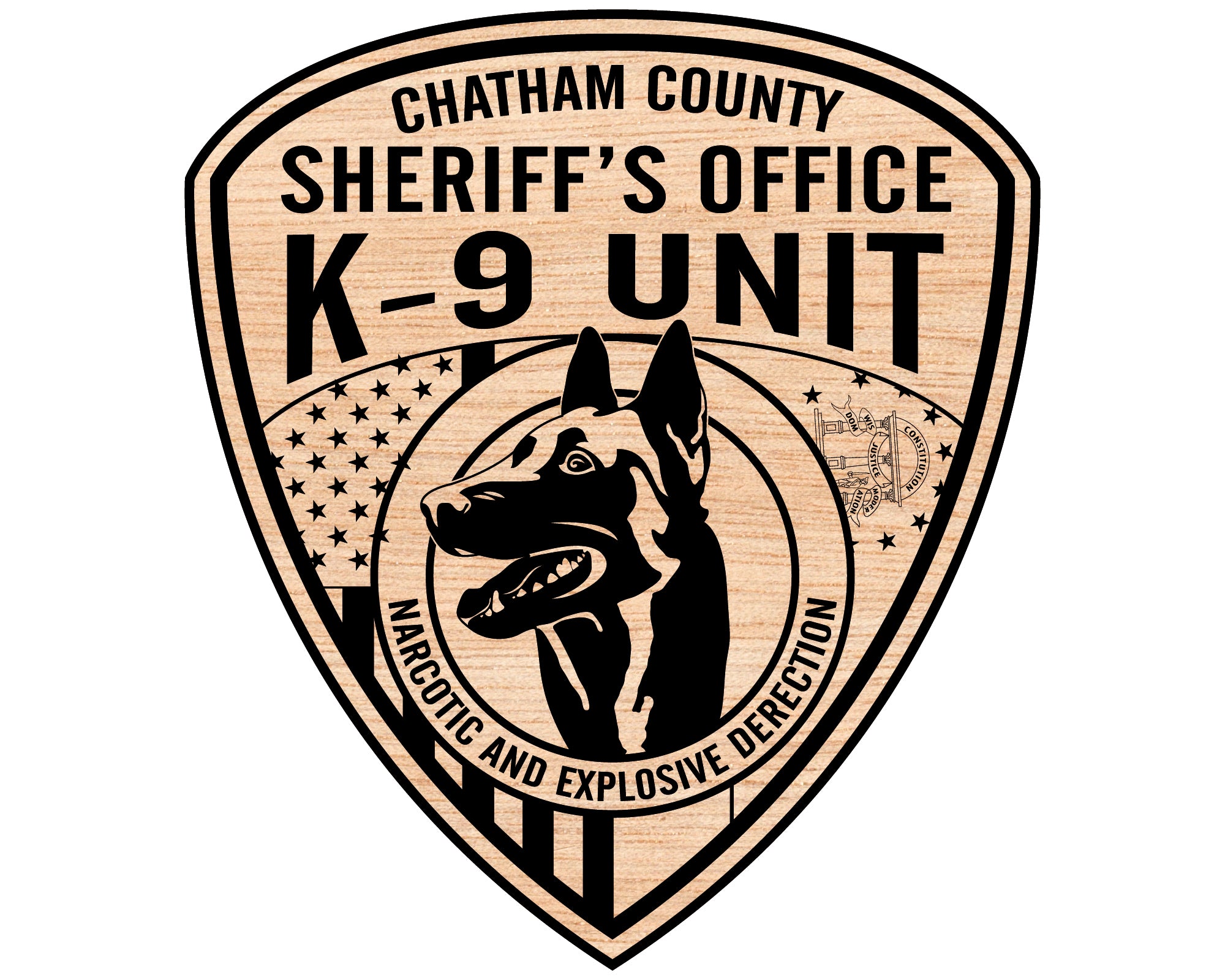 Chatham County Sheriff’s K-9 Unit Logo SVG, Georgia K9 Police Vector, Chatham County Law Enforcement Logo, Police Dog Unit SVG, K-9 Handler Badge Design