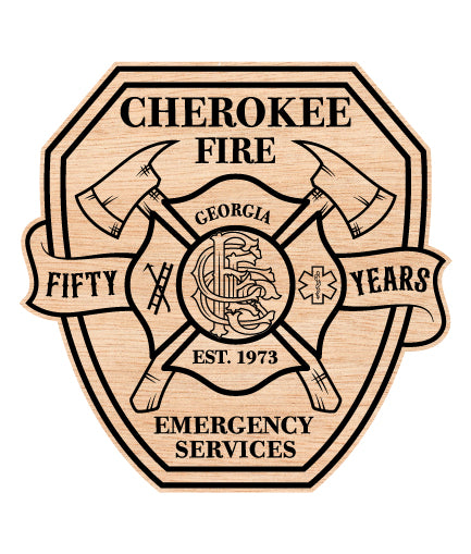 Cherokee County Fire Emergency Services Badge