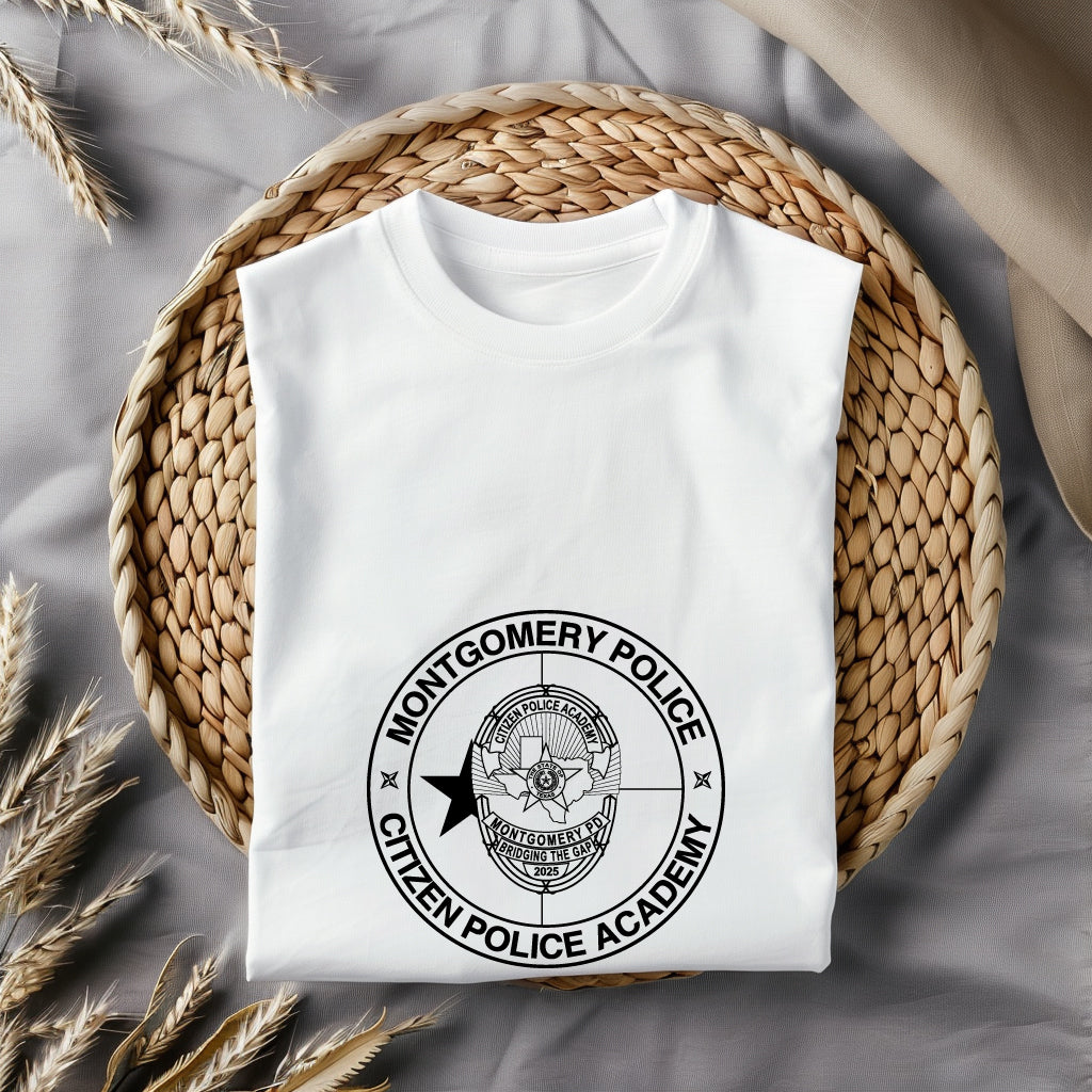 Citizens Police Academy, City of Montgomery Texas Police Logo