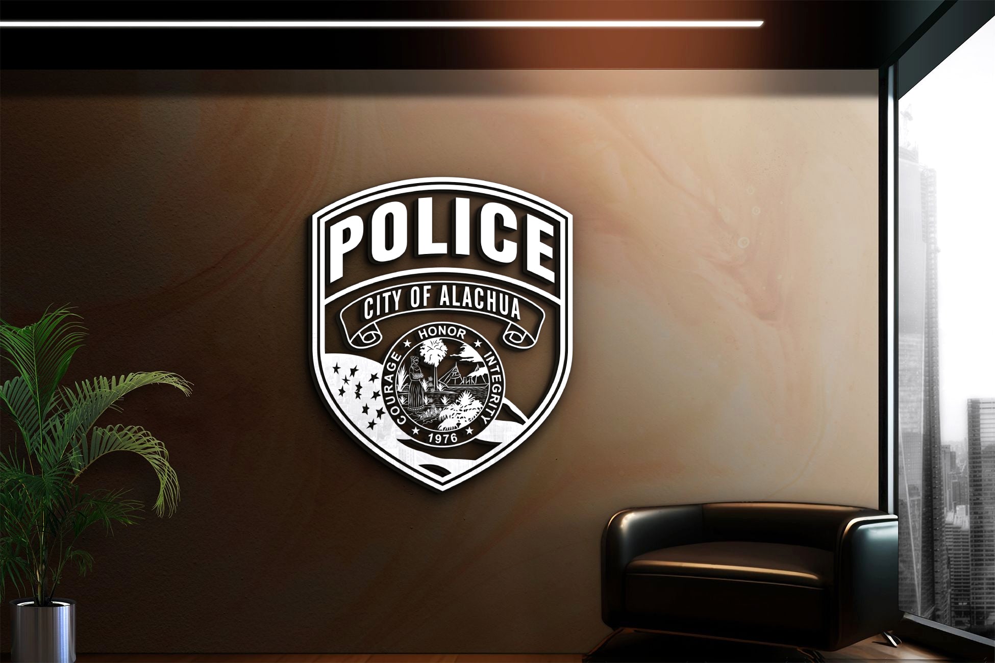 City Of Alachua Police Department Patch, Florida