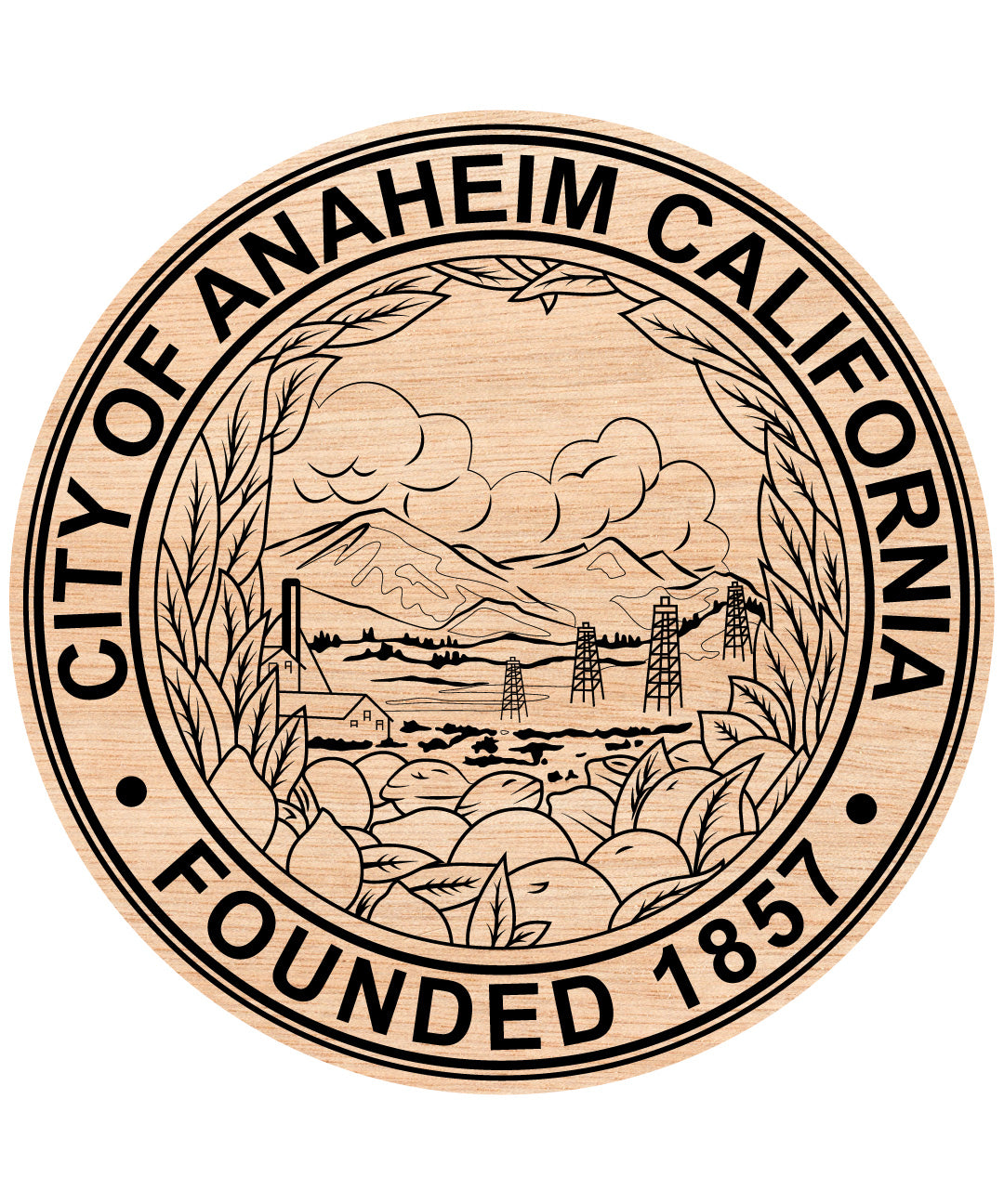 City of Anaheim California Seal
