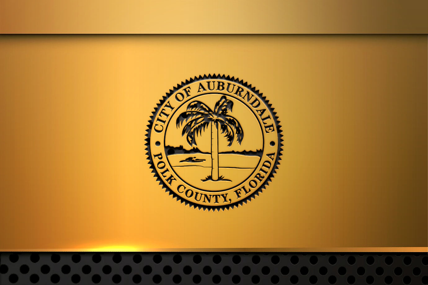 City Of Auburndale Polk County Seal Florida