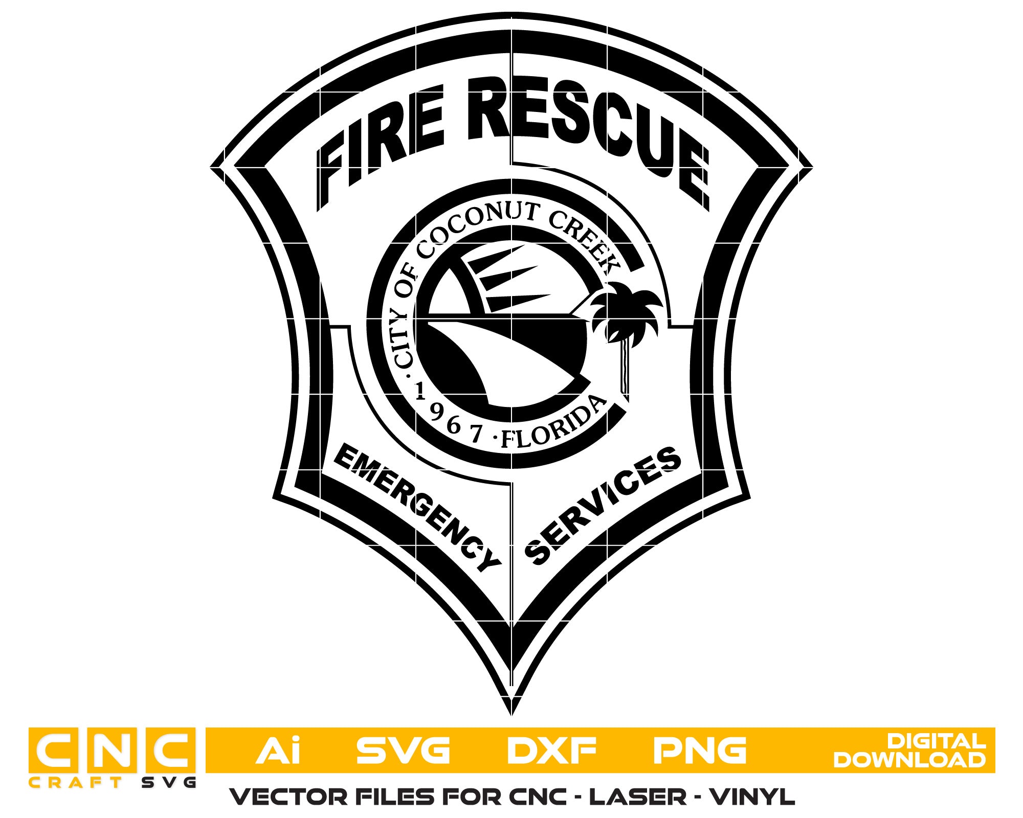 City Of Coconut Creek Fire Rescue Logo