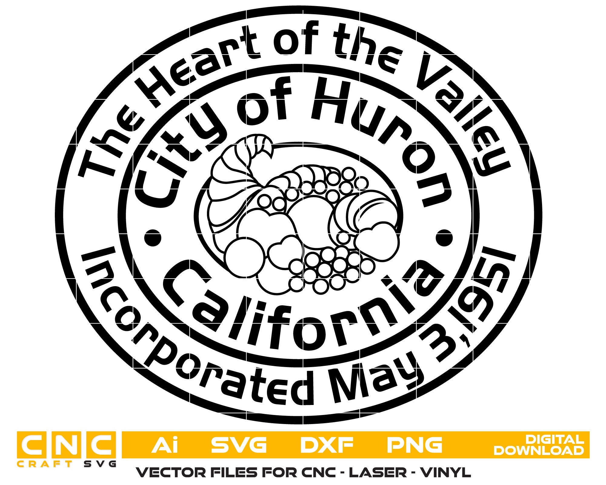 City Of Huron Seal California