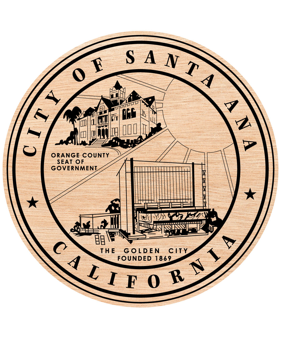 City of Santa Ana Seal, California