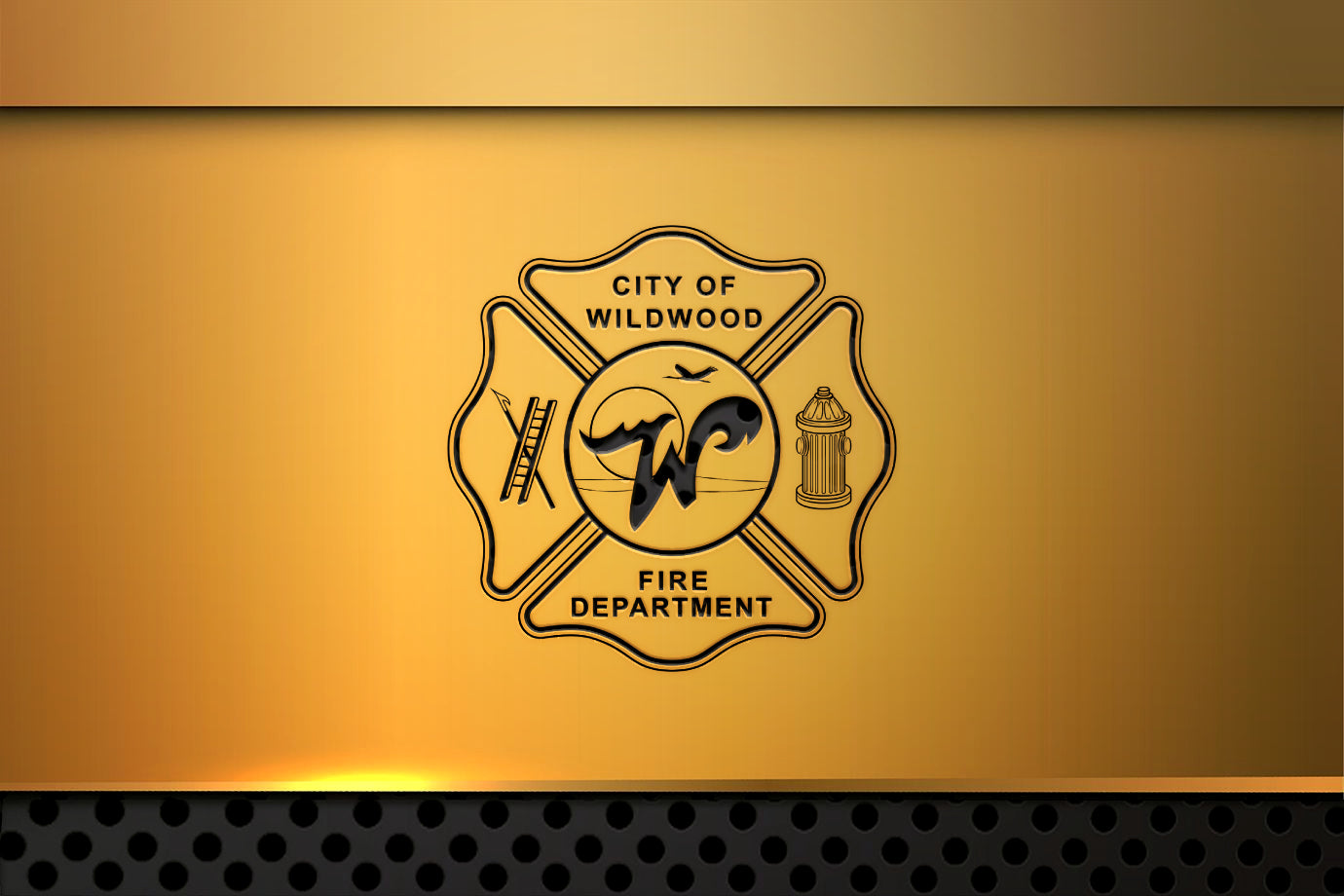 City Of Wildwood Fire Department Patch, NJ