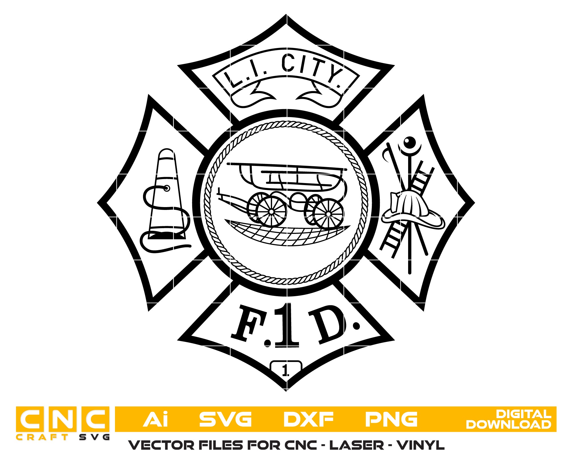 City Queens Astoria Engine Badge
