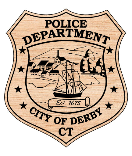 City Of Derby Police Department Patch SVG, Derby Police Patch Vector, Police Department Patch SVG, Law Enforcement Patch Vector, City Police Patch SVG