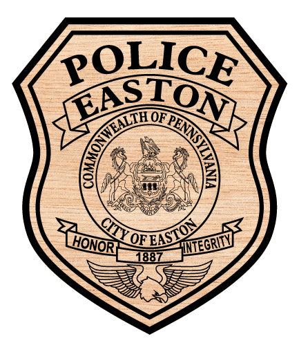 City Of Easton Police Badge SVG, Easton Pennsylvania Police Emblem Vector, City Of Easton Police Department Badge SVG, Pennsylvania Police Badge Vector, Easton PD Badge