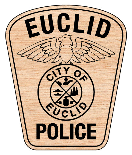 City Of Euclid Police Patch SVG, Euclid Police Patch Vector, Police Department Patch SVG, Law Enforcement Patch Vector, City Police Patch SVG