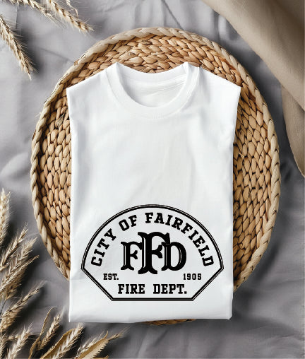 city of fairfield fire department emblem patch svg, fairfield connecticut fire patch vector, fairfield ct fire department svg emblem, connecticut firefighter patch svg, #support