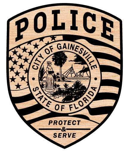 City Of Gainesville Police Patch SVG, Florida Police Patch Vector, Gainesville Police Department Patch, Law Enforcement Patch SVG, City Police Patch Vector