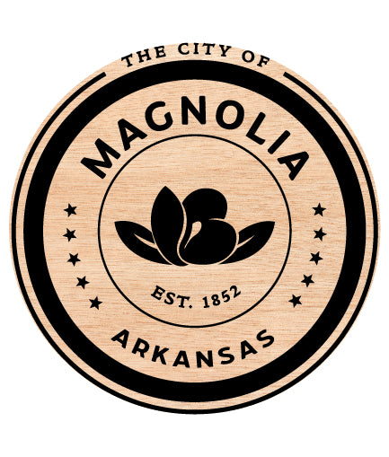 City Of Magnolia Seal SVG, Arkansas City Seal Vector, Magnolia Municipal Seal, Official City Seal SVG, Arkansas City Logo Vector