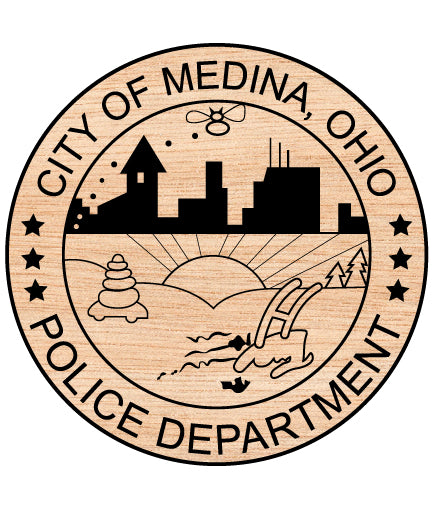 City Of Medina Police Department Logo SVG, Medina Ohio Police Logo Vector, Medina Police SVG Emblem, Ohio Law Enforcement Department Logo SVG, #support