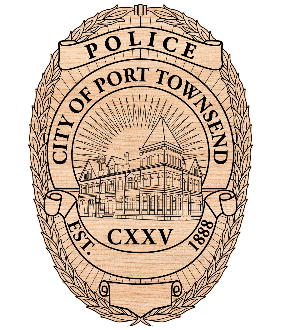 City Of Port Townsend Police Department Badge SVG, Port Townsend Police Badge Vector, Police Department Badge SVG, Law Enforcement Badge Vector, City Police Badge SVG