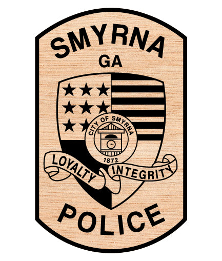 City Of Smyrna Police Patch SVG, Smyrna Police Patch Vector, Police Department Patch SVG, Law Enforcement Patch Vector, City Police Patch SVG
