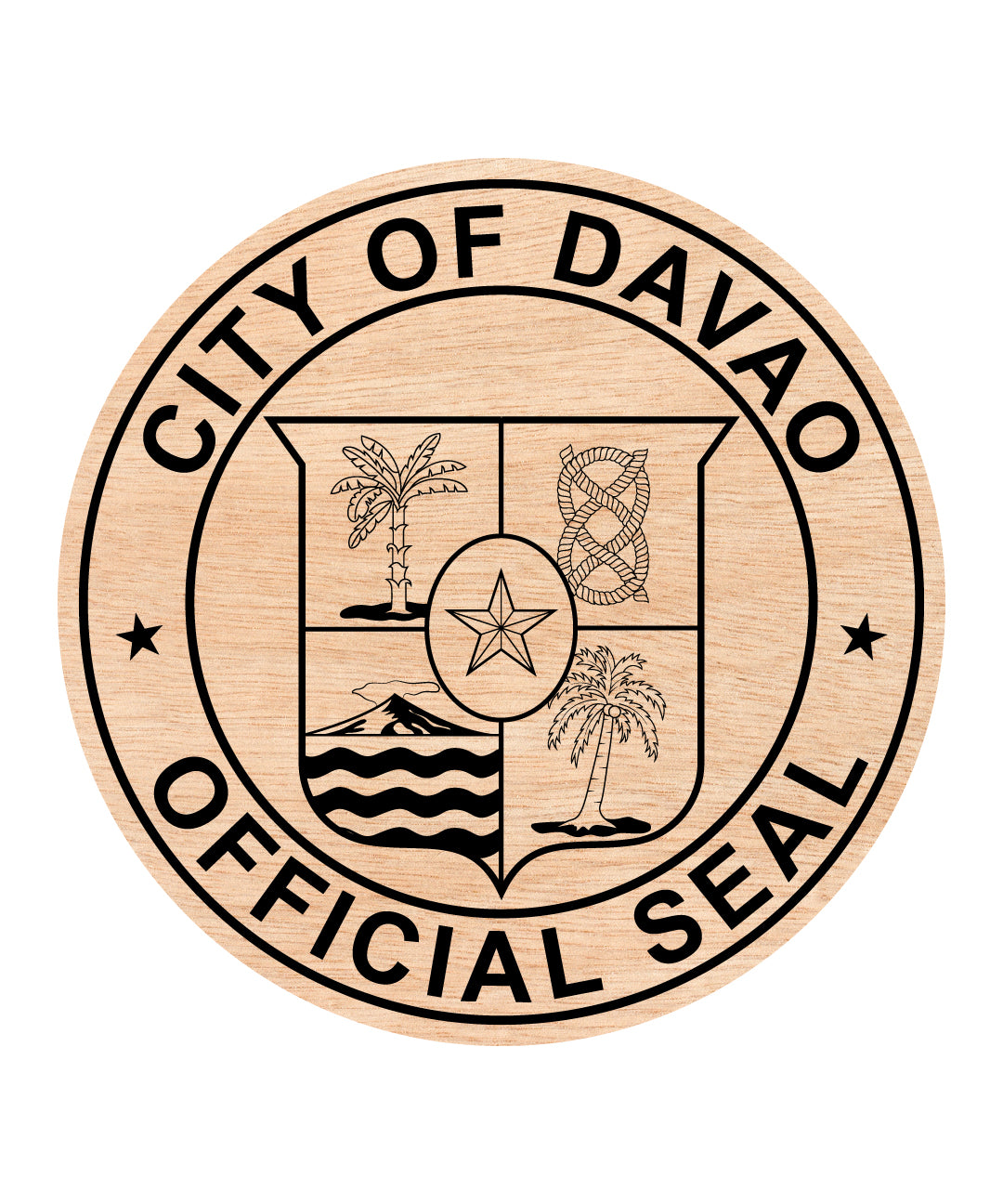 City of Davao Seal SVG, Davao City Emblem Vector, Official Davao Seal Design, Philippines City Seal SVG, Municipal Emblem Vector File
