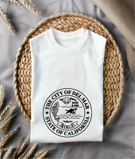 City of Delmar Seal SVG, California City Seal Vector, Delmar Municipal Seal, Law Enforcement Seal SVG, City Logo Vector