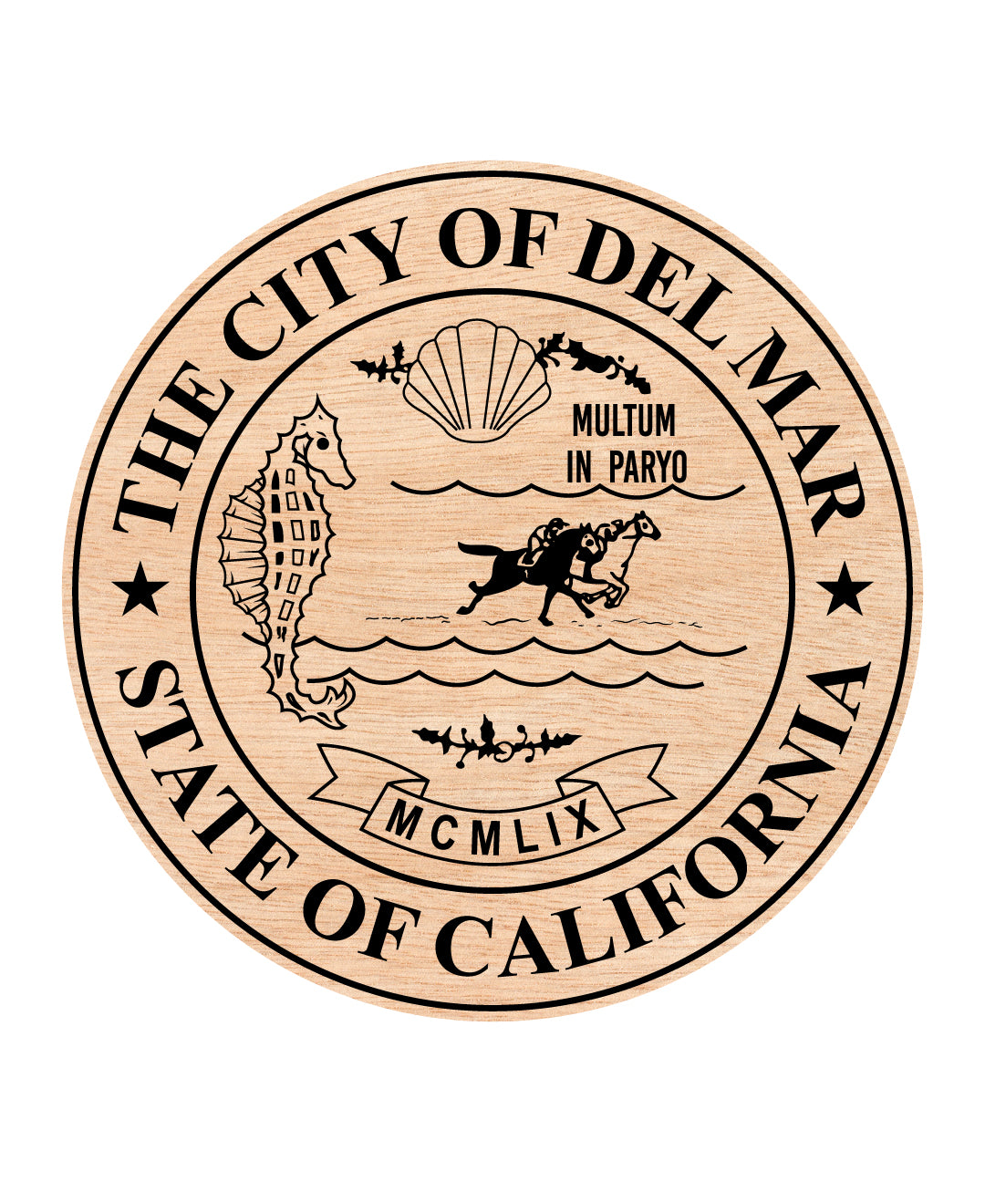 City of Delmar Seal SVG, California City Seal Vector, Delmar Municipal Seal, Law Enforcement Seal SVG, City Logo Vector