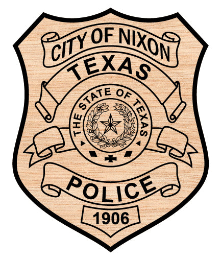 city of nixon police badge svg, nixon texas police badge vector, nixon tx police svg emblem, texas law enforcement badge svg, #support