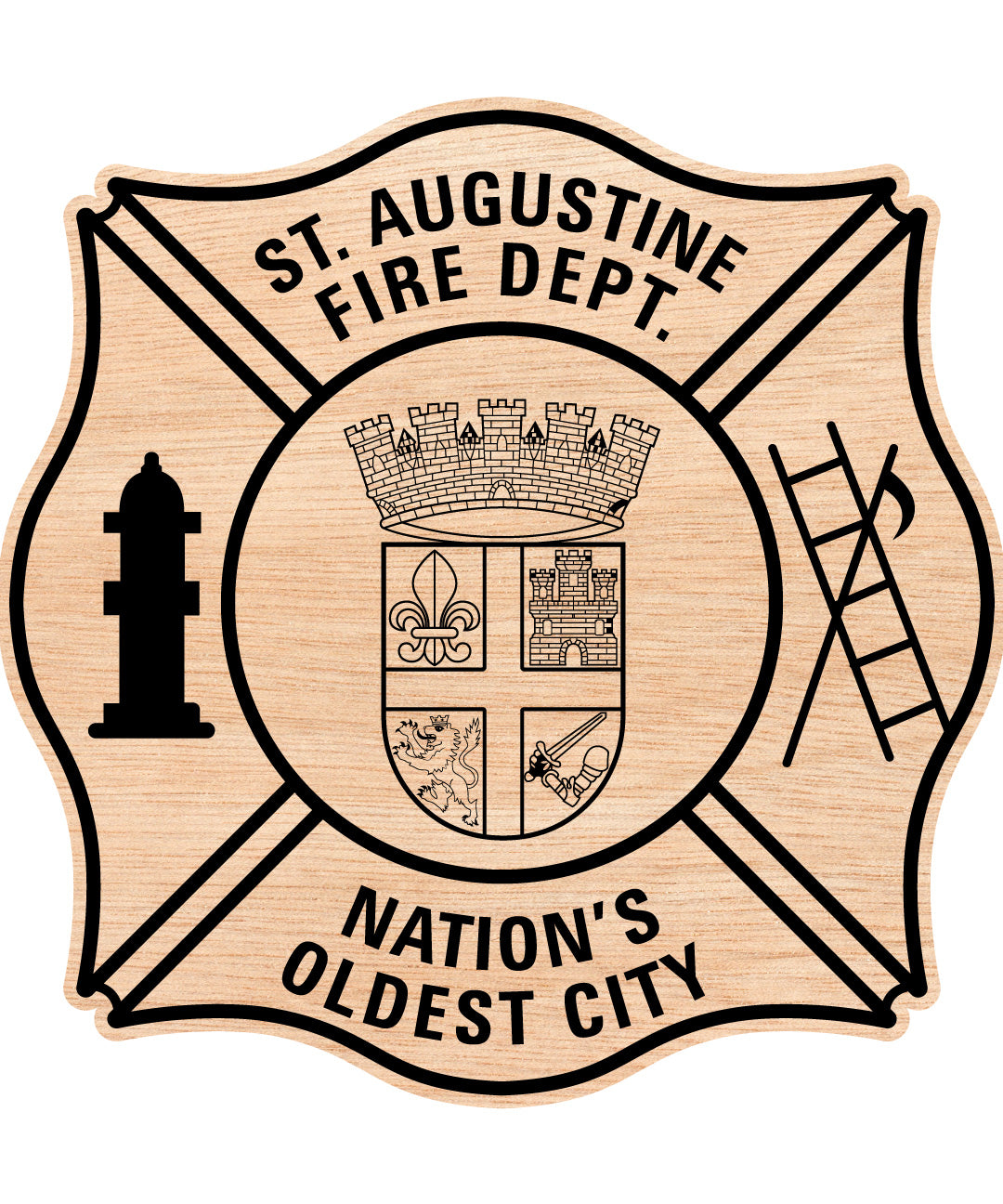 City of Augustine Fire Department Badge