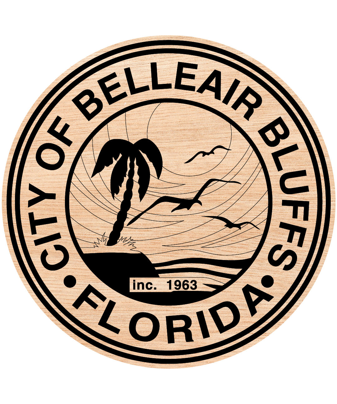 City of Belleair Bluffs Logo, Florida