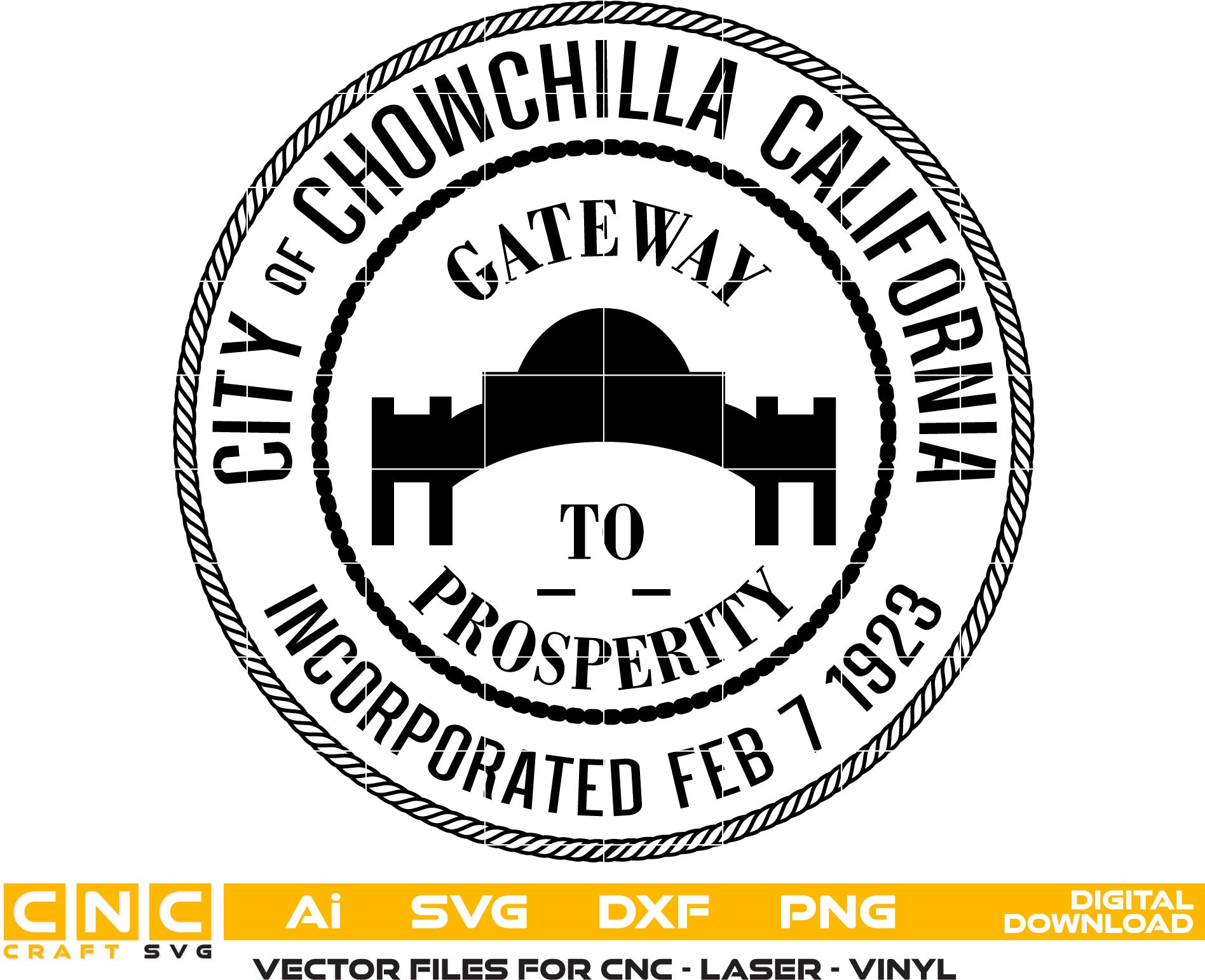 City of Chowchilla Seal, California Seal