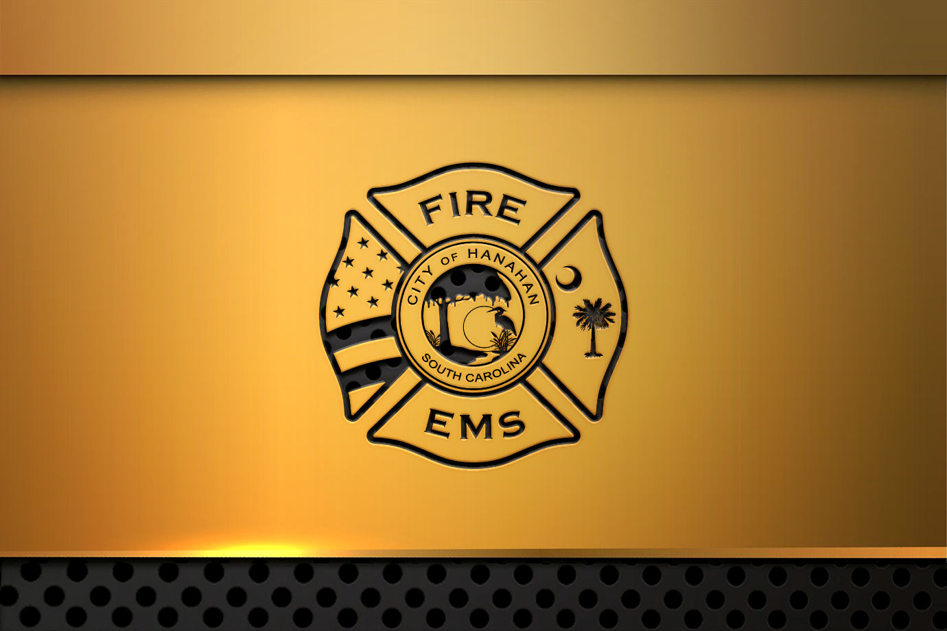 City of Hanahan Fire Department Emblem, South Carolina