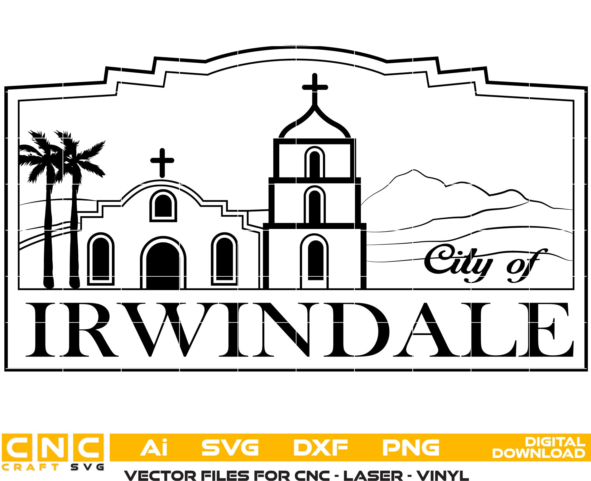 City of Irwindale Seal, City of Irwindale Logo, City of Irwindale vector art