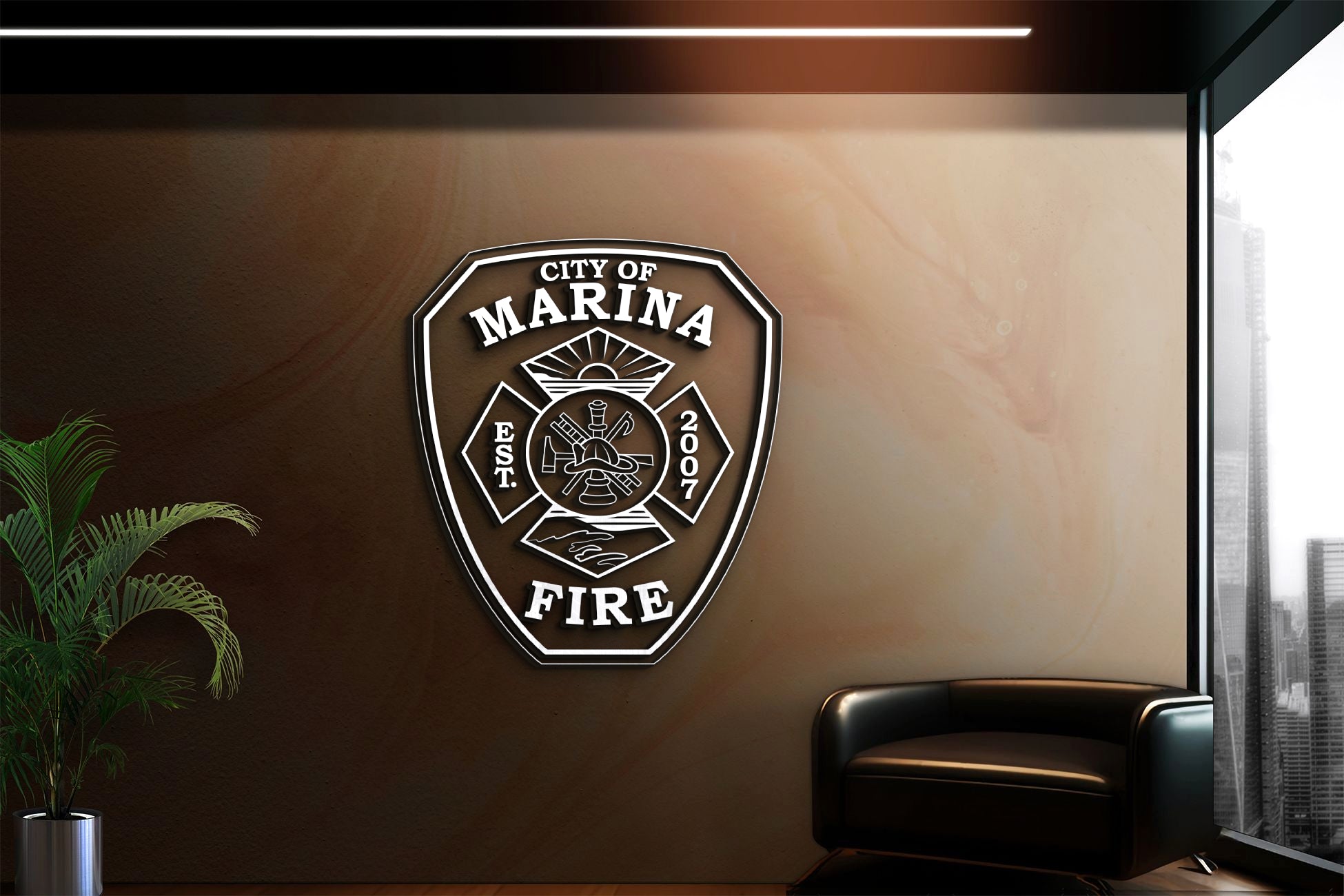 City of Marina Fire Department Emblem, California