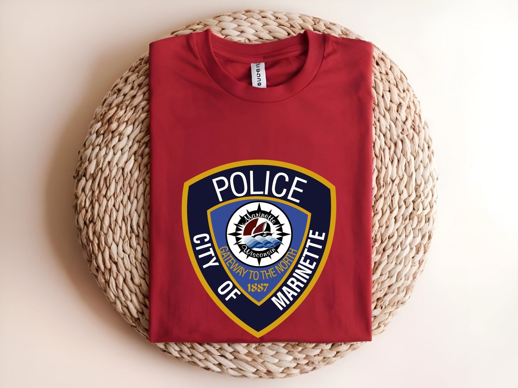 City of Marinette Police Badge Colour Printing File