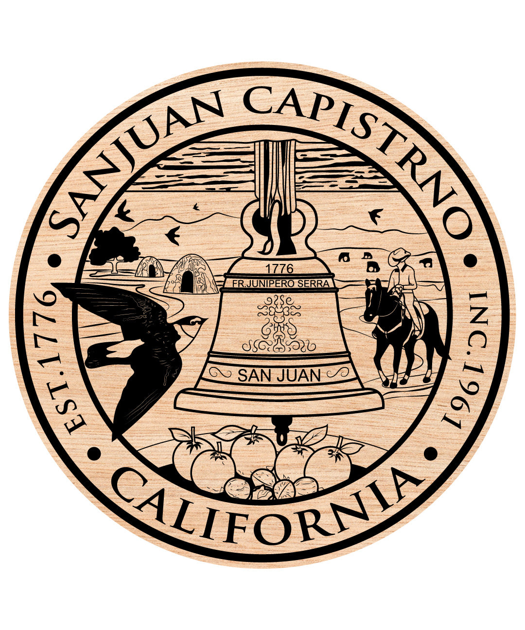 City of San Juan Capistrano Seal, California