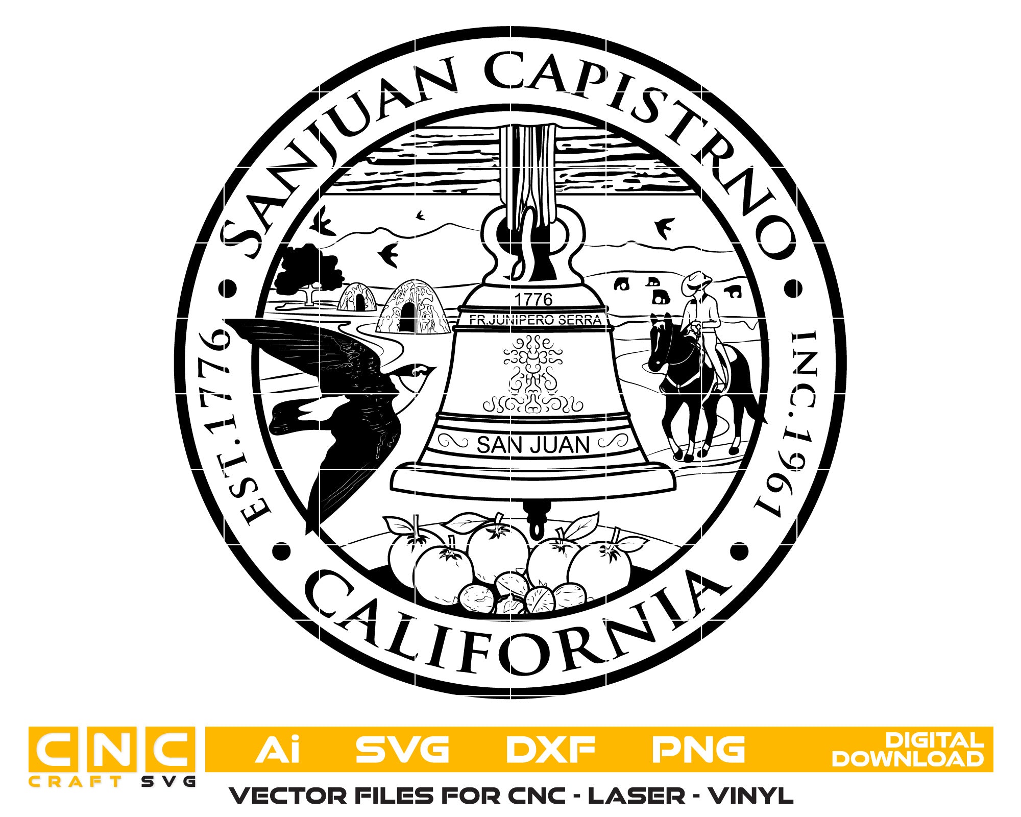 City of San Juan Capistrano Seal, California
