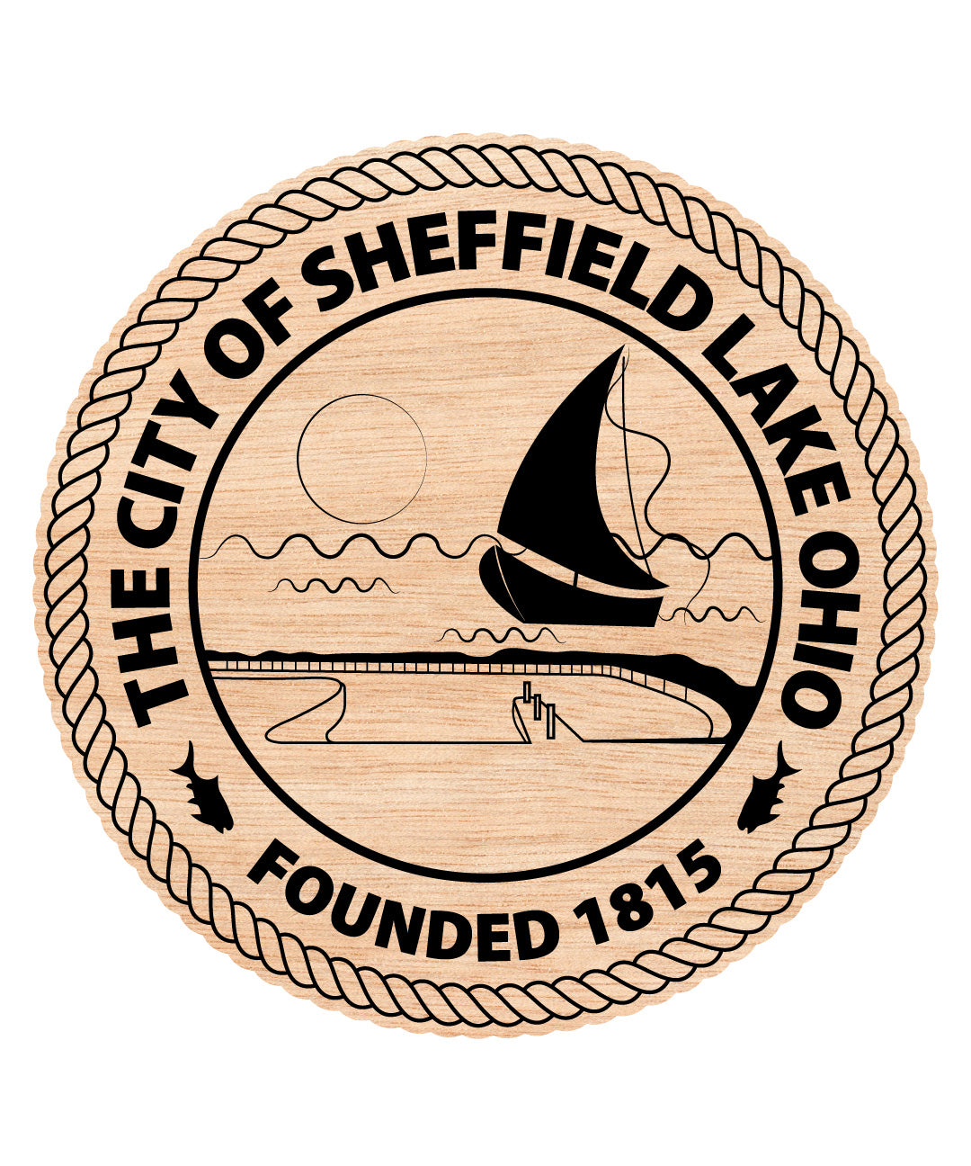 City of Sheffield Lake Logo Ohio