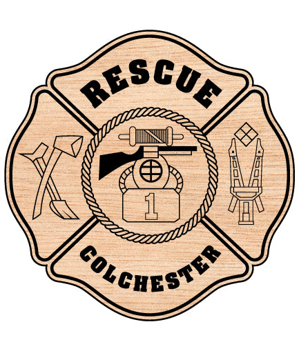 Colchester Fire And Rescue Badge SVG, Colchester Fire Department Vector, Colchester Rescue SVG Emblem, Firefighter Badge Logo SVG, #support