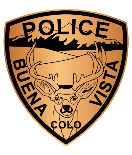 Colorado Buena Vista Police Badge SVG | Law Enforcement Vector File for CNC, Laser & Crafts