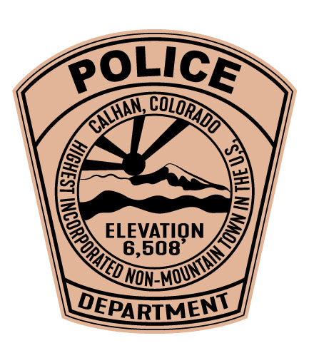 Colorado Calhan Police Dept Patch