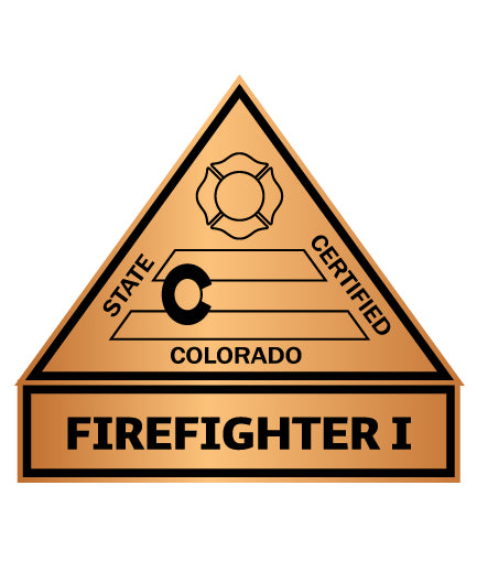 Colorado State Certified Firefighter I Logo