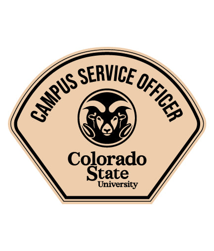 Colorado State University Campus Service Officer Patch