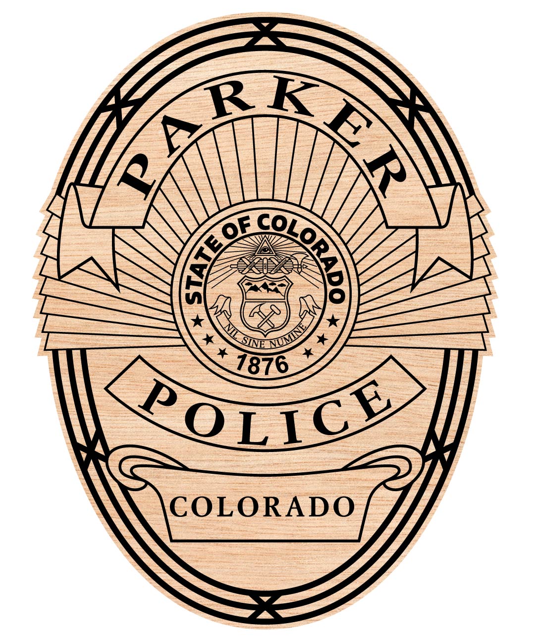 Parker Police Department Badge, Parker Police Badge, Colorado Police Badge, Police Badge, Police Badge svg