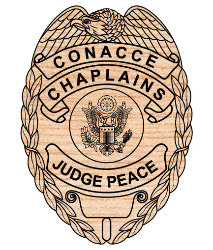 conacce chaplains judge peace badge svg, chaplain judge peace badge vector, conacce badge svg emblem, chaplain peace officer badge svg design, #support