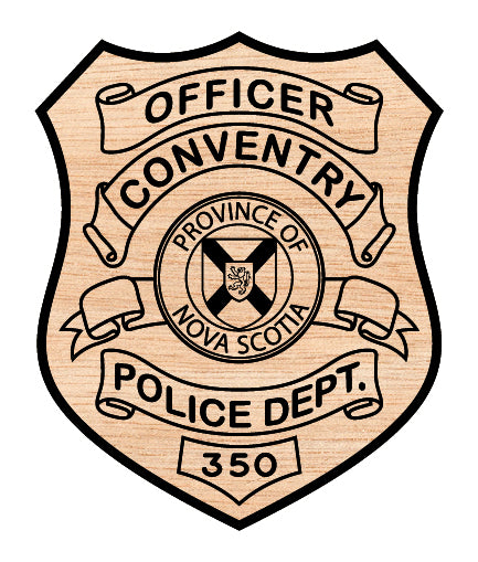Conventary Police Officer Badge Nova Scotia SVG, Conventary Police Badge Vector, Nova Scotia Police Emblem SVG, Conventary Law Enforcement Badge Vector, Conventary Police Logo